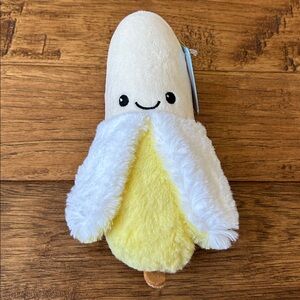 Squishable SnuggleMi Snackers Mini Comfort Food Banana Plush Stuffed Toy New NWT